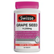 Swisse Beauty Grape Seed Tab X 180