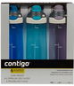 Contigo Autospout Water Bottle 709ml X 3 (Purple, Teal, Blue)