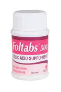 Foltabs 500mcg Tab X 100 (Generic for MEGAFOL 0.5) Aged Smart