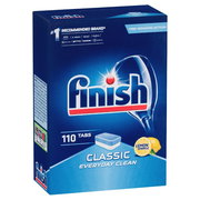 Finish Classic Everyday Clean - Lemon Sparkle Dishwashing Tablets X 110 Aged Smart