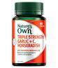 Nature's Own Triple Strength Garlic + Vitamin C + Horseradish Tab X 60