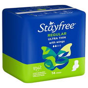 Stayfree Pads Ultra Thin Regular with Wings X 14