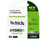 Schick Hydro 5 Sense Comfort Cartridges X 4