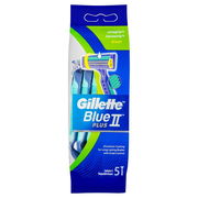 Gillette Blue II Plus Pivot Disposable Razors X 5