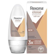 Rexona Clinical Protection Roll-On Antiperspirant Deodorant for Women (Summer Strength) 50ml
