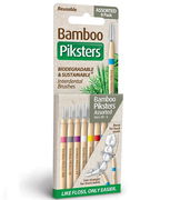 Piksters Bamboo Interdental Brush (Assorted) X 8