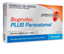 ApoHealth Ibuprofen Plus Paracetamol Tab X 24