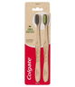Colgate Toothbrush Bamboo Charcoal Biodegradable Soft X 2