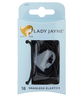 Lady Jayne Snagless Elastics Black X 18