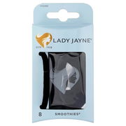 Lady Jayne Smoothies Velvet Elastics Black X 8