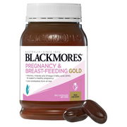Blackmores Pregnancy & Breast-Feeding Gold Cap X 180 (expiry 03.08.2025) Aged Smart