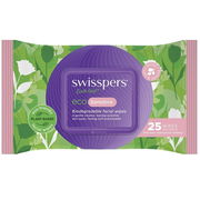 Swisspers Eco Sensitive Biodegradable Facial Wipes X 25 Aged Smart