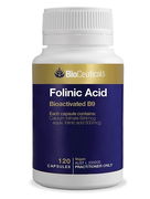 BioCeuticals Folinic Acid Bioactivated B9 Cap X 120