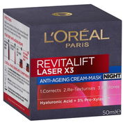L'Oreal Paris Revitalift Laser X3 Anti-Ageing Night Cream-Mask 50ml