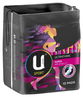U by Kotex Pads Sport Ultrathins Super with Wings X 10
