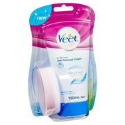 Veet Sensitive Skin In Shower Hair Removal Cream 150ml Aged Smart