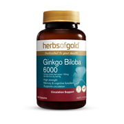 Herbs of Gold Ginkgo Biloba 6000 Cap X 60