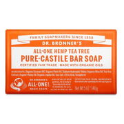 Dr. Bronner's All-one Hemp Pure-Castile Bar Soap - Tea Tree 140g Aged Smart