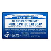 Dr. Bronner's All-one Hemp Pure-Castile Bar Soap - Peppermint 140g