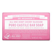 Dr. Bronner's All-one Hemp Pure-Castile Bar Soap - Cherry Blossom 140g