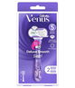 Gillette Venus Deluxe Smooth Swirl Women's Razor Handle with 2 Blade Refills