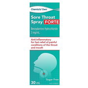 Chemists' Own Sore Throat Spray Forte 30ml