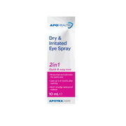 ApoHealth Dry & Irritated Eye Spray 2 in 1 Quick & Easy Mist 10ml Aged Smart