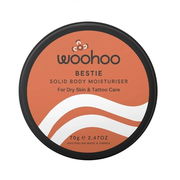 Woohoo Bestie Solid Body Moisturiser (Dry Skin & Tattoo Care) Tin 70g Aged Smart