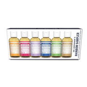 Dr. Bronner's All-one Pure-Castile Liquid Soap Set (Rainbow Sampler) - 59ml X 6 Aged Smart