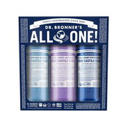 Dr. Bronner's All-one Pure-Castile Liquid Soap Set (Cosmic Classics ) - 237ml X 3 Aged Smart