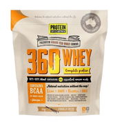 Protein Supplies Australia 360 Whey Complete Protein Vanilla Bean 1kg Aged Smart