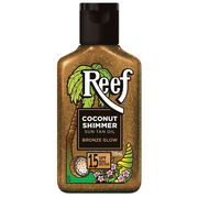 Reef Coconut Shimmer Sun Tan Oil (Bronze Glow) SPF 15 125ml