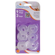 Dream Baby Keyed Outlet Plugs 9 Plugs - 3 Keys