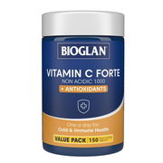 Bioglan Vitamin C Forte Non Acidic 1000 + Antioxidants Tab X 150 Aged Smart