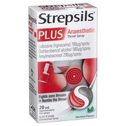 Strepsils Plus Anaesthetic Throat Spray Menthol Flavour 20ml
