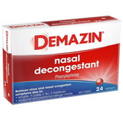 Demazin Nasal Decongestant Tab X 24