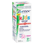 Zyrtec Kids Fast Acting Hayfever & Allergy Relief Liquid - Bubblegum 120ml