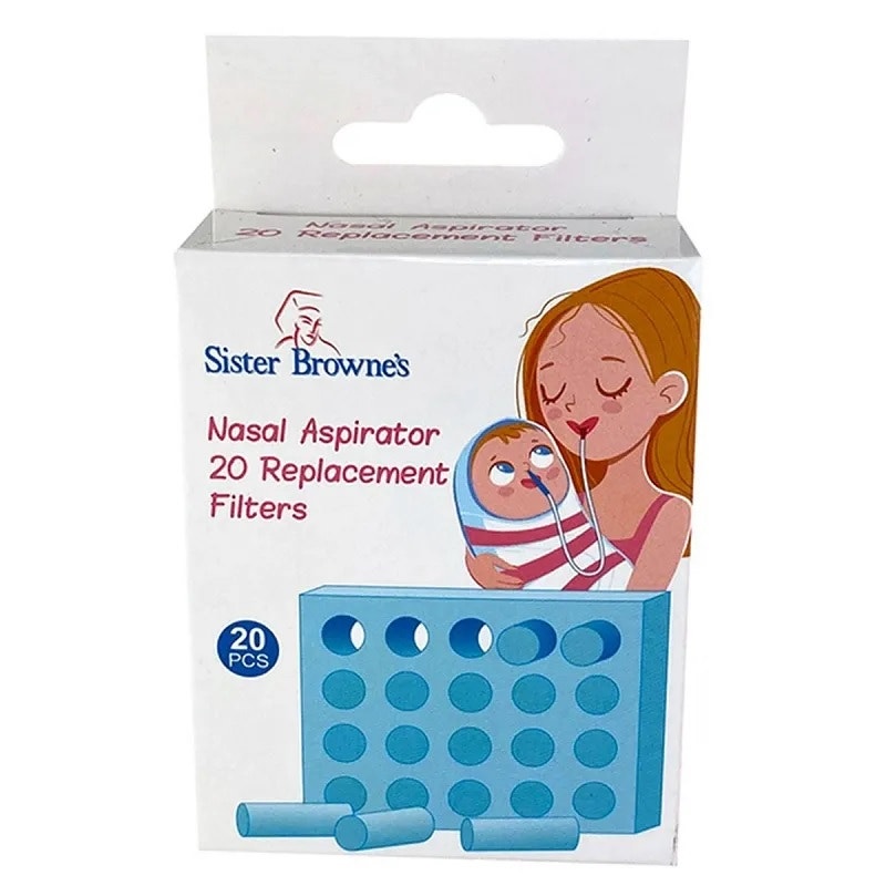 Sister Browne's Nasal Aspirator Replacement Filters X 20