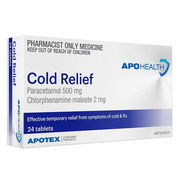 ApoHealth Cold Relief Tab X 24 Aged Smart