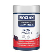Bioglan Therapeutic Gummies Iron + Vitamin C X 90 Aged Smart
