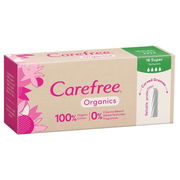Carefree Tampons Organics Super X 16