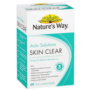 Nature's Way Activ Solutions Skin Clear Tab X 60 Aged Smart