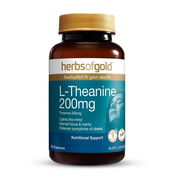 Herbs of Gold L-Theanine 200mg Cap X 30 Aged Smart