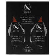Qsilica Skin, Hair & Nails Original Silica Liquid 500ml X 2 Bottles