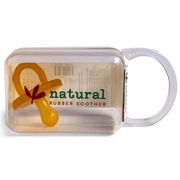 Natural Rubber Soother Rounded - Large (6+ Months)