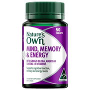 Nature's Own Mind, Memory & Energy Tab X 50