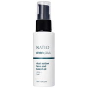 Natio Men Plus Dual Action Face & Beard Oil 30ml