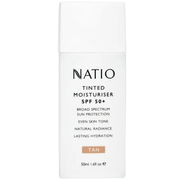 Natio Tinted Moisturiser SPF 50+ - Tan 50ml Aged Smart