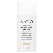 Natio Tinted Moisturiser SPF 50+ - Light 50ml