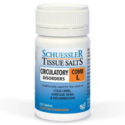 Schuessler Tissue Salts Comb L Circulatory Disorders Tab X 125
